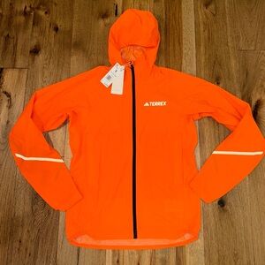 NEW NWT ADIDAS TERREX XPERIOR HYBRID SMALL RAIN.RDY JACKET IP1420 ORANGE $180